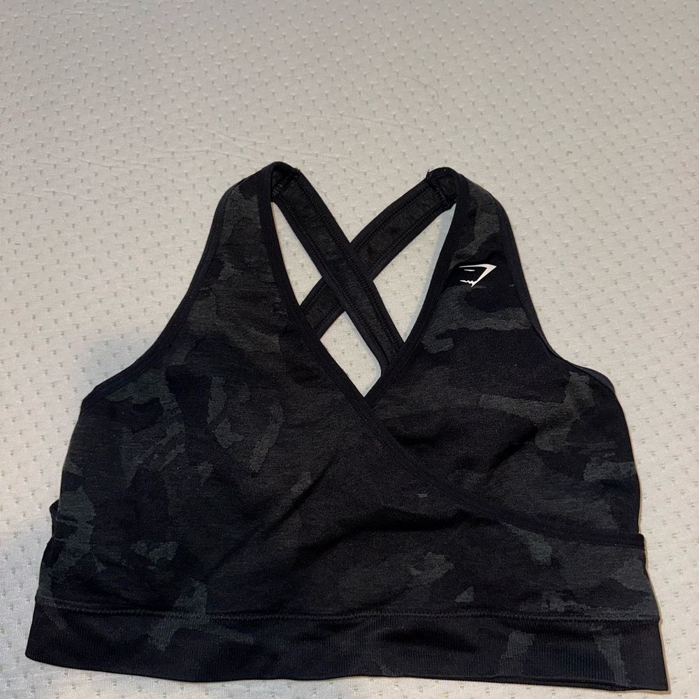 Gymshark Dark Camo Sports Bra